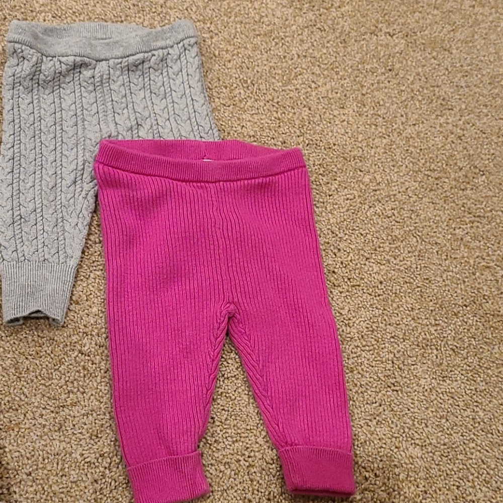 2 pairs of thick sweater pants